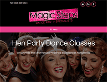 Tablet Screenshot of magicsteps.co.uk